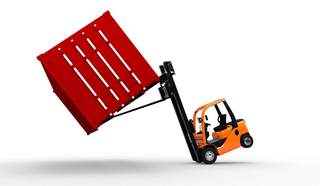 why is an unloaded forklift sometimes unstable